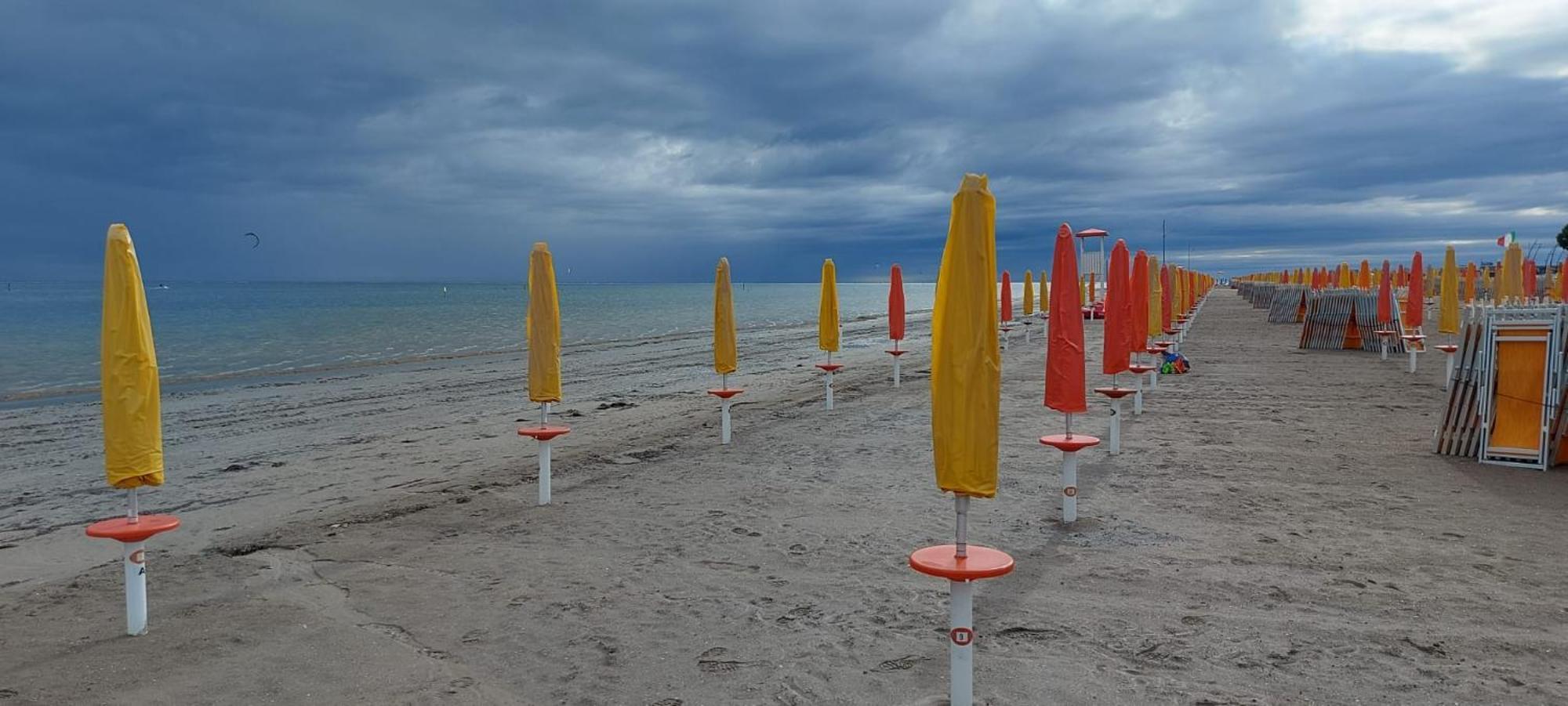 Seaview Beach Front Grado Pineta Andromeda Zimmer foto